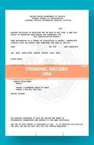 SAMPLE POLICE RECORD USA SAMPLE POLICE RECORD USA