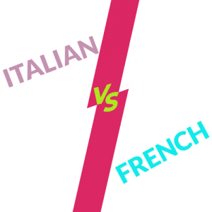 italian vs french italian vs french